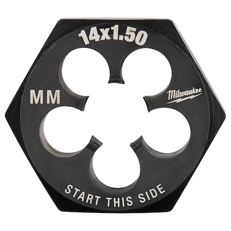 Hex Threading Die, M14x1.5, Metric