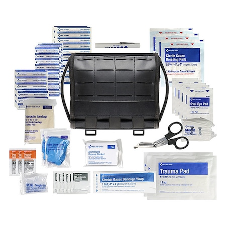 First Aid Kit, Fabric Kit, 93 Components, 24 People Served