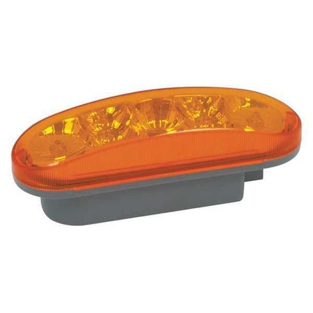 LED Oval Diamond Lens Sealed, 6.5x2.25, Voltage: 12VDC