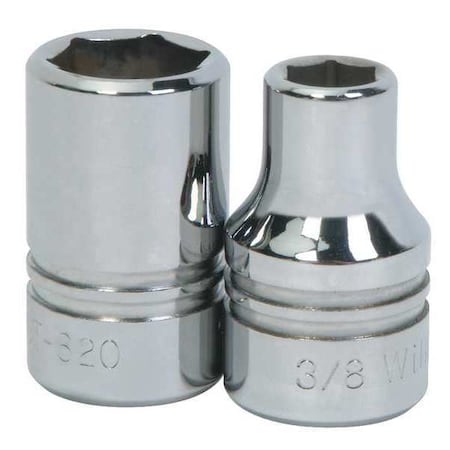 1/2" Drive, 1-1/8" SAE Socket, 6 Points, Standard 1/2" D,6Pt,1-1/8