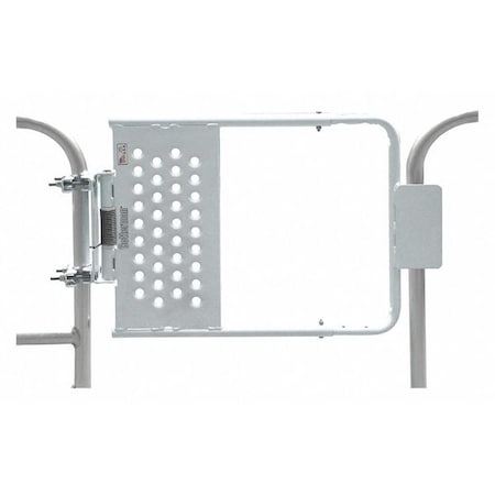Safety Gate, Unpainted, Galvanized, Steel
