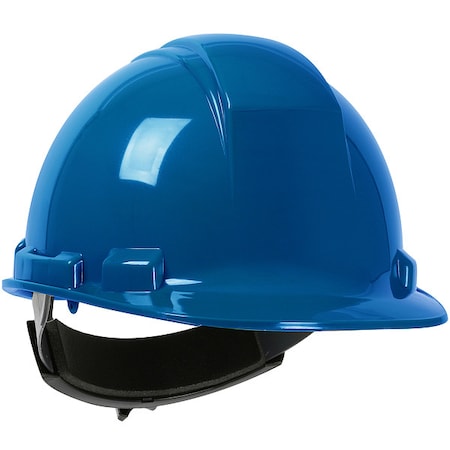 Hard Hat, Dynamic, HDPE, 4 Point Ratchet, Type 1, Class E, Royal Blue