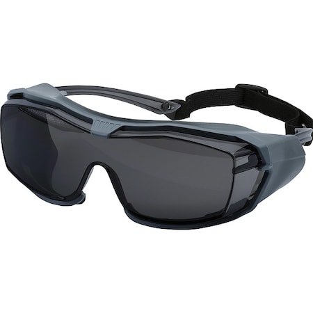 OverSeal, Safety Glasses, FogLess(R) 3Sixty(TM), Gray Lens, Gray Frame, Full-Frame, 1 PR
