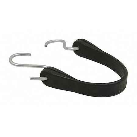 Heavy-Duty Tarp Strap,w/S Hooks,10"