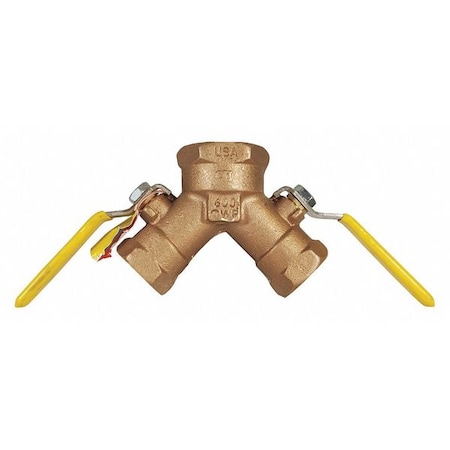 Dual Y Valve Vented,1-1/4",Inlet