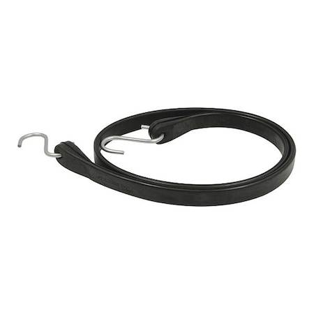 Heavy-Duty Tarp Strap,w/S Hooks,41"