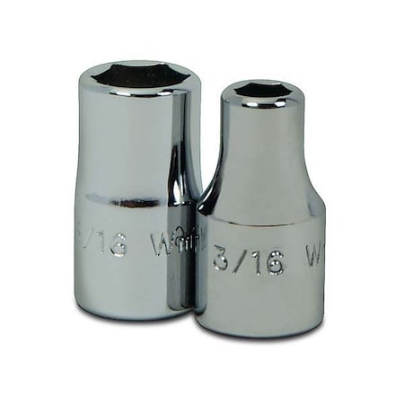 1/4" Drive, 9/32" SAE Socket, 6 Points, Standard 1/4"D,6Pt,9/32