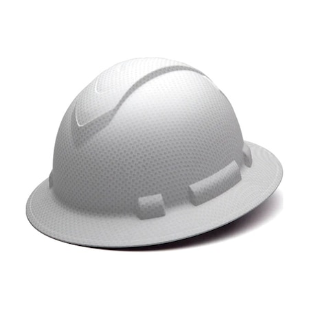 Hard Hat, ABS, 4 Point Ratchet, White