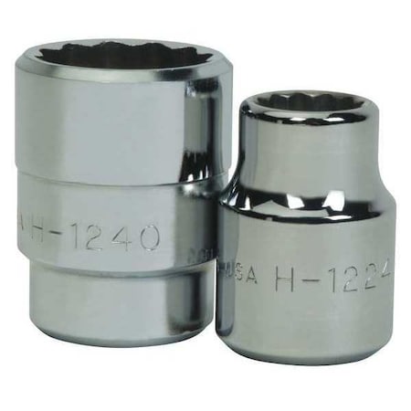 3/4" Drive, 2" SAE Socket, 12 Points, Standard 3/4"D,12Pt,2