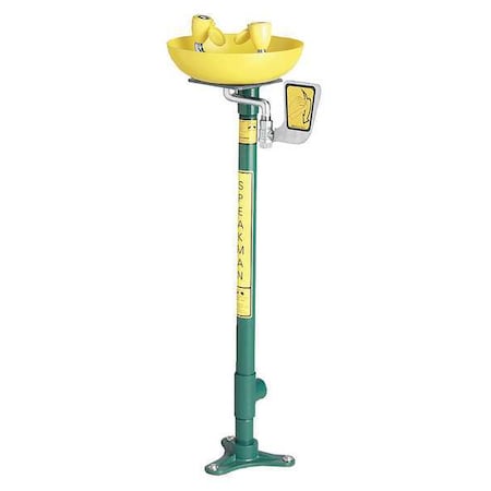 Eyewash Station, Floor Mounted, 41.0 H., 14.75 W