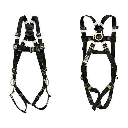 H500 Miller Full Body Harness Welding, L/XL, 420 lb, Quick-Connect Chest/ Quick-Connect Leg Straps