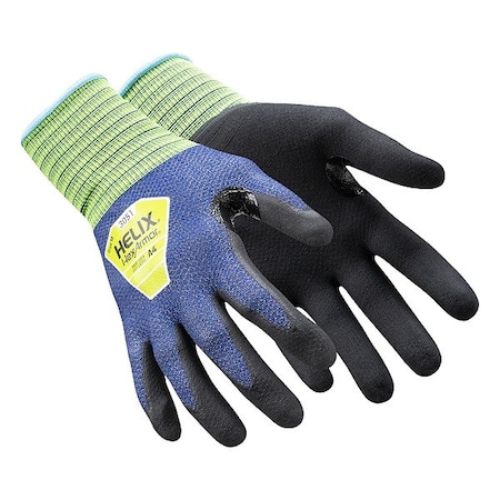 Knit Gloves, Cut Level A4 ,Nitrile ,Textured ,2XL 1 PR