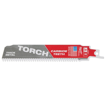 6 in x 8 TPI Reciprocating Saw Blade, 3 PK