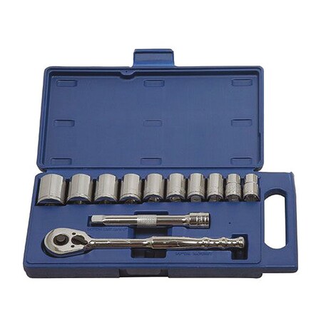 Socket Tool Set,1/2",12pcs.,SAE, 50667