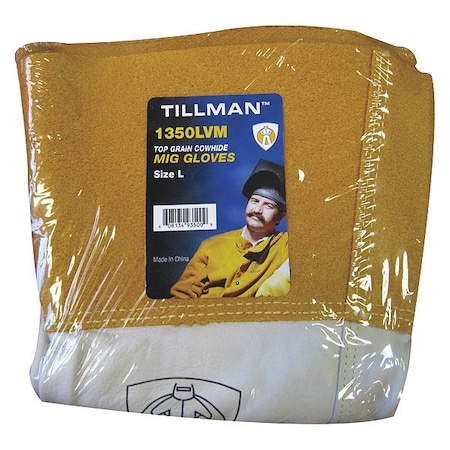 Welding Gloves, 4 in Safety Cuff, Wing Thumb, Cowhide, XL, 1 PR