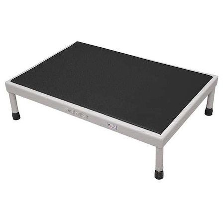 Work Platform, 5 in to 8 in H, 19 in W, 24 in D, Aluminum, 800 lb Load Capacity
