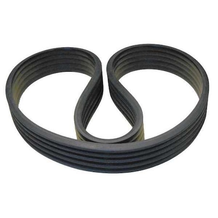 5/B124 Banded V-Belt, 127-3/4" Outside Length, 3-1/3" Top Width, 1/2" Thickness, 5 Ribs