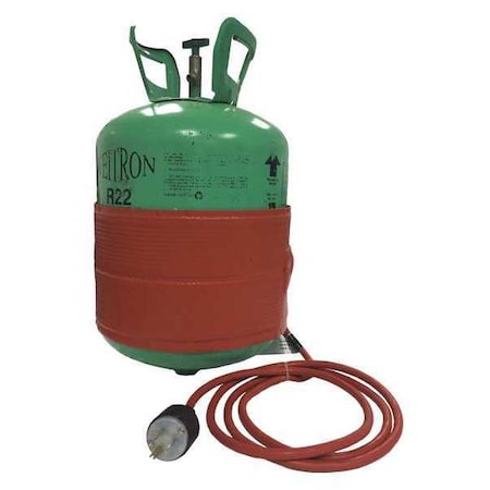 Refrigerant Jug Warmer, 230V, 200W, 30/50/125lb Cylinders, CEE 7/7