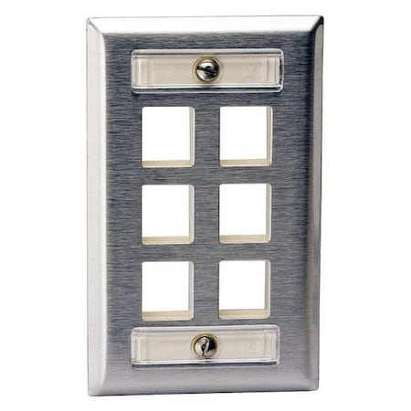 Plate,6 Ports,Gray
