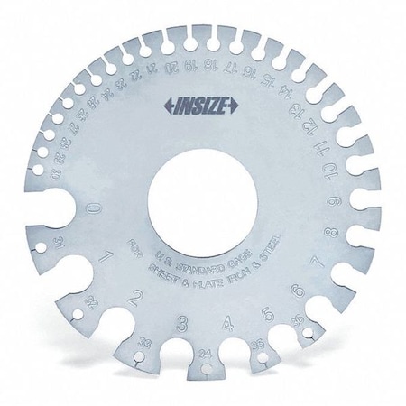 U.S. Standard Sheet Metal Gage,36 Leaves