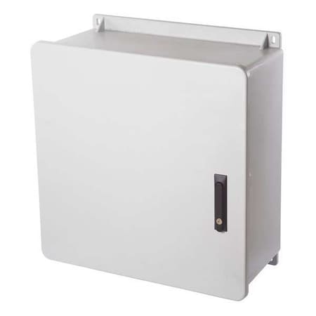 Keyed Latch Electrical Enclosures, 23.88 in H, 11.33 in D, 24 in W, 1, 12, 3R, 4X, 6P, Fiberglass
