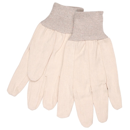 Knit Gloves, Natural, Large, 12 PK