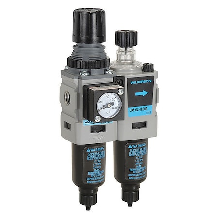 Filter/Regulator Lubricator, 2 pcs
