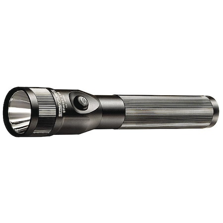 Black Rechargeable LED Industrial Flashlight, Handheld, NiMH 3.6V, 425lm