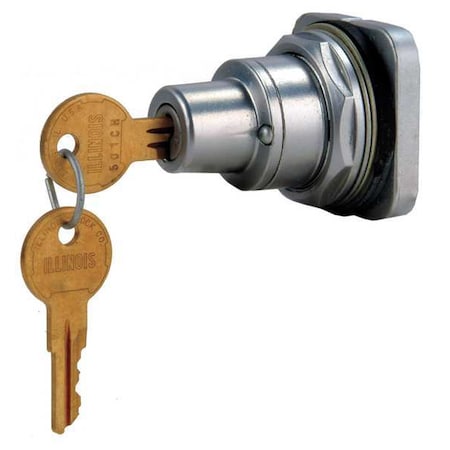 Non-Illum Selector Swtch,30mm,3 Pos,Keyd