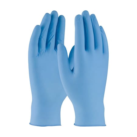 Ambi-dex Turbo, Disposable Gloves, 5.00 mil Palm, Nitrile, Powder-Free, 2XL, 100 PK, Blue