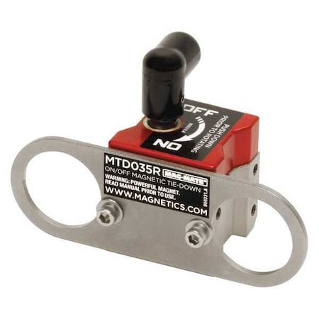 Magnetic Tie-Down,2-3/4" H,4-1/8" L