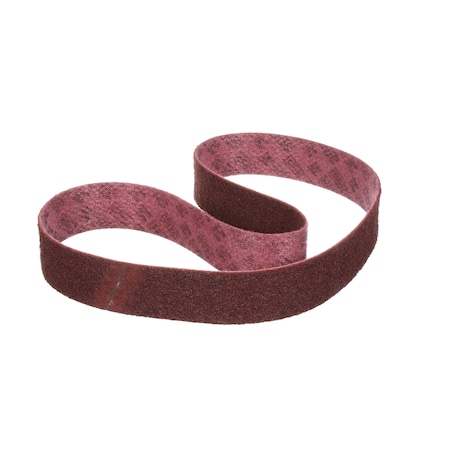 Sanding Belt, Aluminum Oxide, MED, Maroon