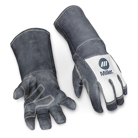 Classic Welding Gloves, Gauntlet Cuff, Keystone Thumb, Premium Pigskin, XL, 1 PR