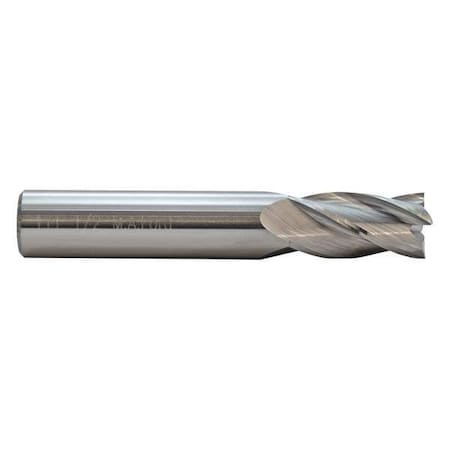 End Mill, 1/4" Dia, 3/4" Cut, Carbide