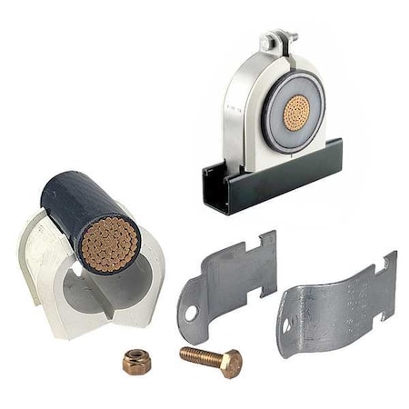 3-1/2" Clamp,Fits Brand ZSI, Plated Steel