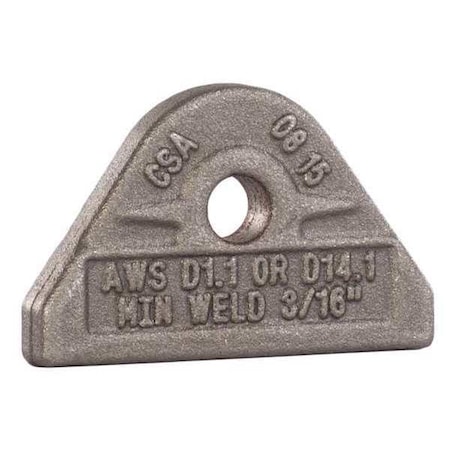 Pad Eye,11/32" Depth,2-7/64" L,1-3/8" W
