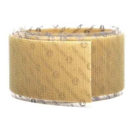 Hook and Loop Roll, Acrylic Adhesive, 75 ft., 2.00" W, Beige