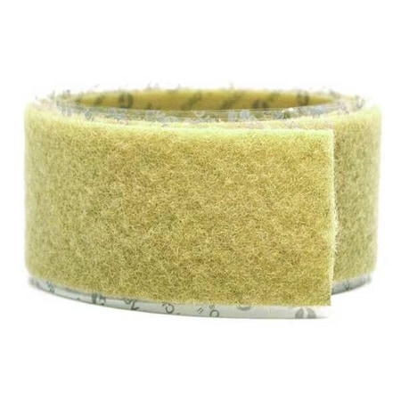 Hook and Loop Roll, Acrylic Adhesive, 75 ft., 2.00" W, Beige