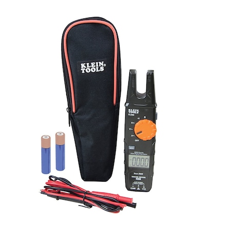 Digital Clamp Meter, LCD, 200 A, 0.6 in (15 mm) Jaw Capacity