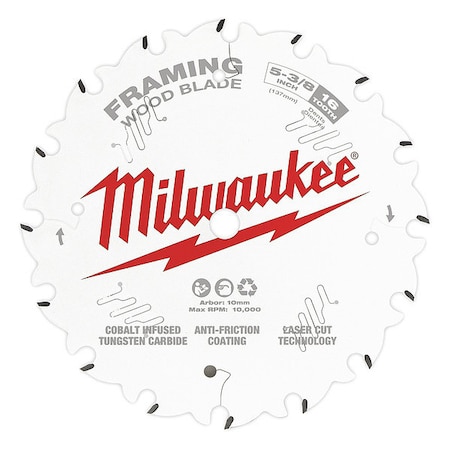 5-3/8" 16T Framing Circular Saw Blade