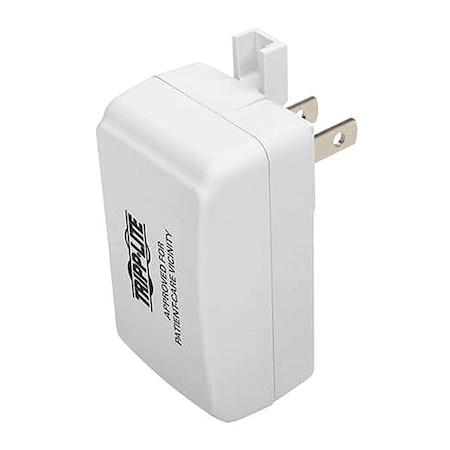 USB Wall Outlet Charger,White