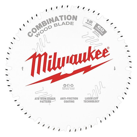 12" 60T Combination Circular Saw Blade