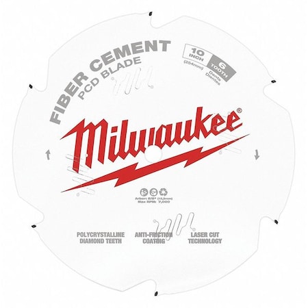10" PCD/Fiber Cement Circular Saw Blade