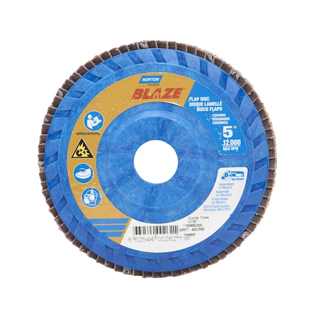 Plastic Flat Flap Disc,5" x 7/8"