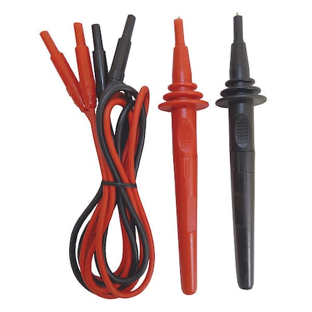 Fused test prods (1 red,1 black)