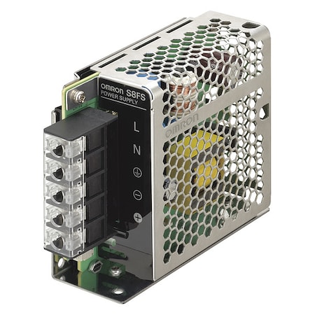 DC Power Supply, 100/240V AC, 5V DC, 100 W, 16 A, DIN Rail