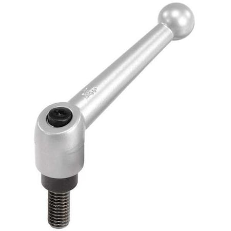 Adjustable Handle, Size: 4 1/2-13X50 Zinc, Silver Metallic, Comp: Steel