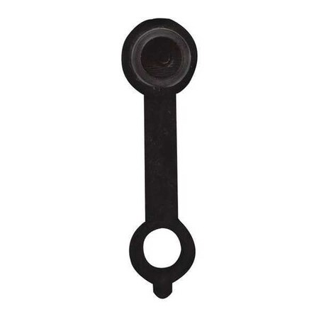 Fitting Cap,PP,1-21/32" L,Black,PK10