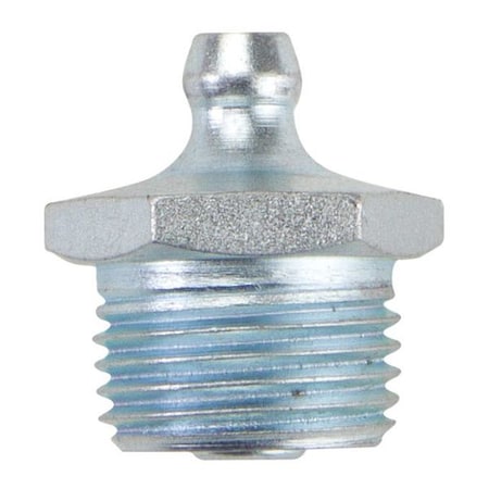 Grease Fitting, Straight, Stl, 29/32" L, PK5