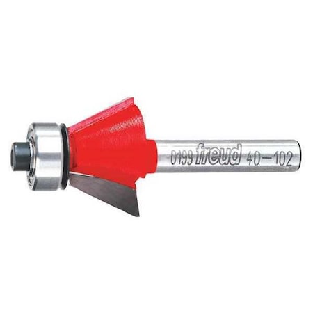 Chamfer Router Bit,5/16" Cutting Dia.